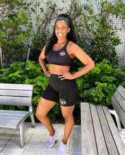 Load image into Gallery viewer, Barbells & Burnouts Leggings - Black