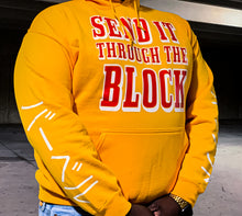 Load image into Gallery viewer, Limited Edition: Rising Sun Send It Through The Block Hoodie
