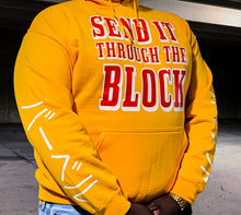 Load image into Gallery viewer, Limited Edition: Rising Sun Send It Through The Block Hoodie