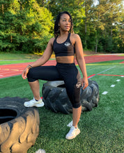 Load image into Gallery viewer, Barbells & Burnouts Leggings - Black