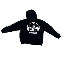 Load image into Gallery viewer, Send It Through The Block Hoodie Black &amp; White Hoodie
